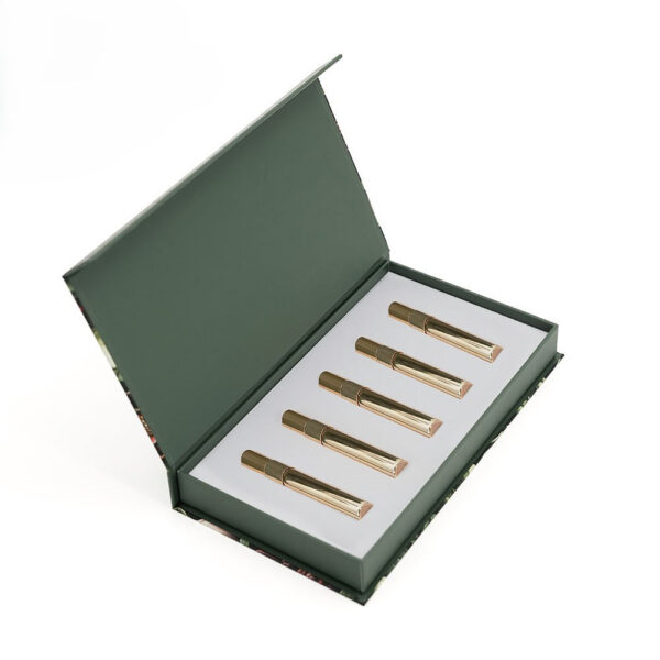 Botanical Printed Rigid Perfume Box with White Foam Insert Botanical Printed Rigid Perfume Box with White Foam Insert