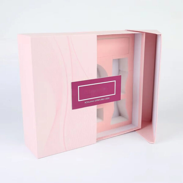 Custom Pink Hair Dryer Gift Box with Insert