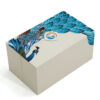 Double-Door Peacock Printed Perfume Gift Box with Insert Double-Door Peacock Printed Perfume Gift Box with Insert