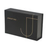Foldable Magnetic Rigid Jewelry Box with Gold Foil Logo Foldable Magnetic Rigid Jewelry Box with Gold Foil Logo