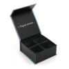 Iridescent Rigid Photo Magnet Gift Box with Divider Insert