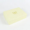 Ivory VIP Card Rigid Presentation Box with Gold Foil Logo