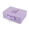 Lavender Rigid Mother's Day Gift Box with Satin Lining