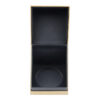 Logo Printed Kraft Hinged Candle Box with Black Inner Tray