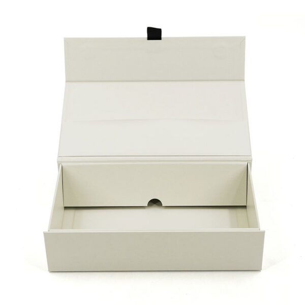 Logo Printed Rigid Jewelry Presentation Box with Drawer