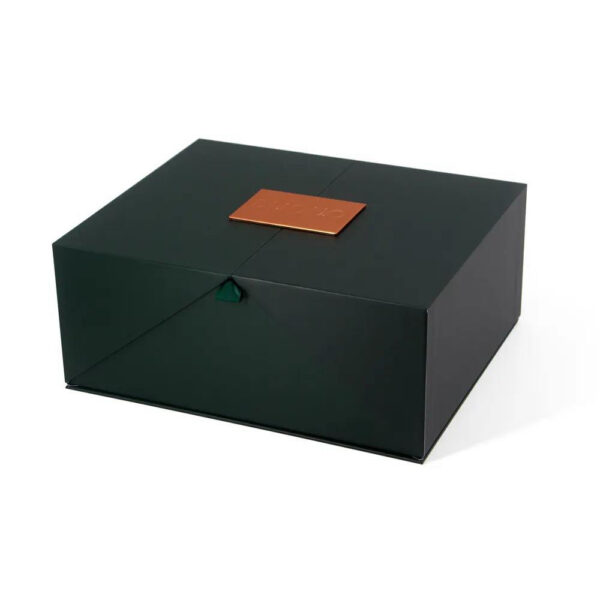 Luxury Double-Door Rigid Beauty Gift Box with Foil Logo