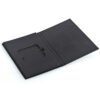 Matte Black Book Style Rigid Card Box with Cutout Insert