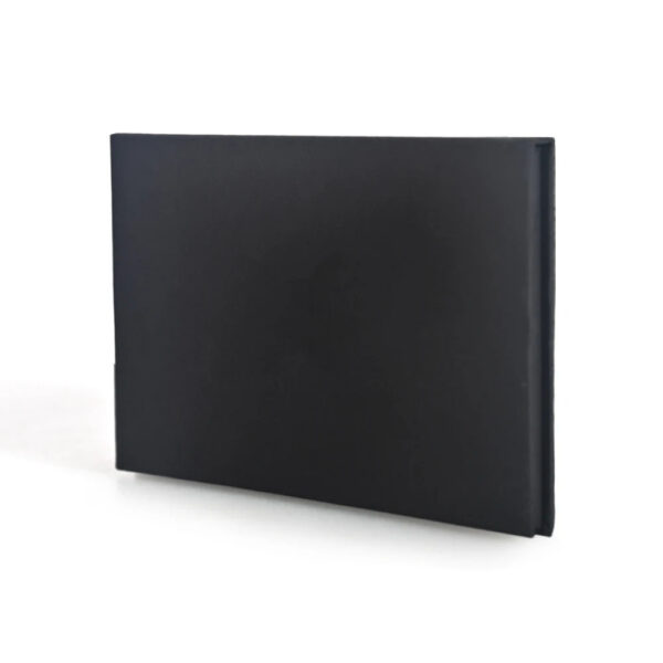 Matte Black Book Style Rigid Card Box with Cutout Insert