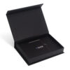 Rigid Magnetic Payment Card Box with Logo Printed Insert