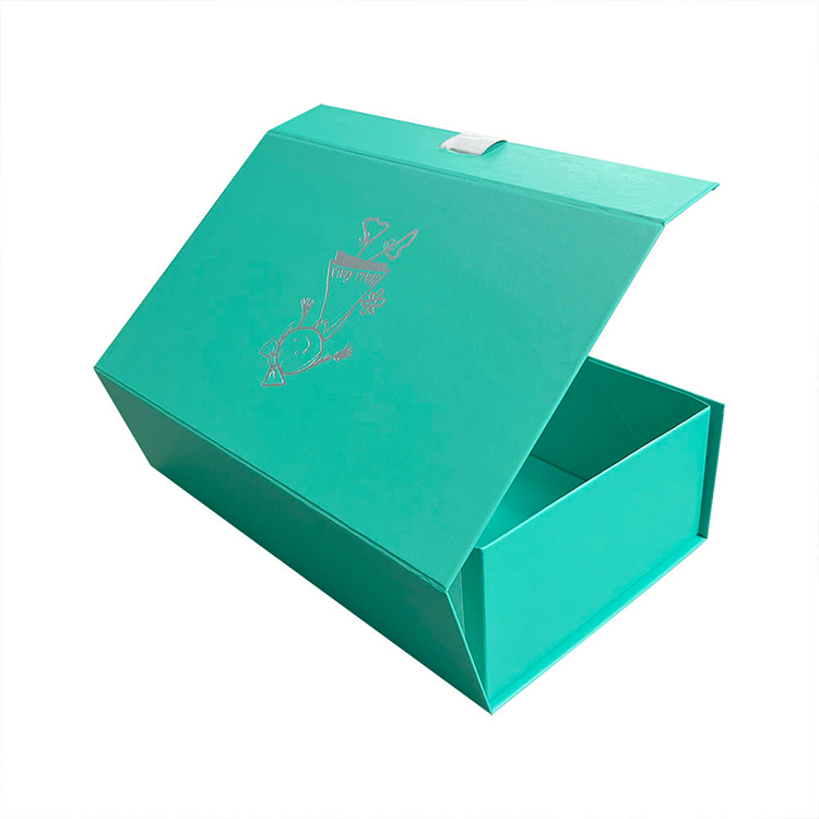 Recyclable book-shaped folding cardboard box